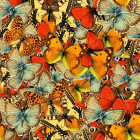 Puzzle - Grafika - Stado motyli