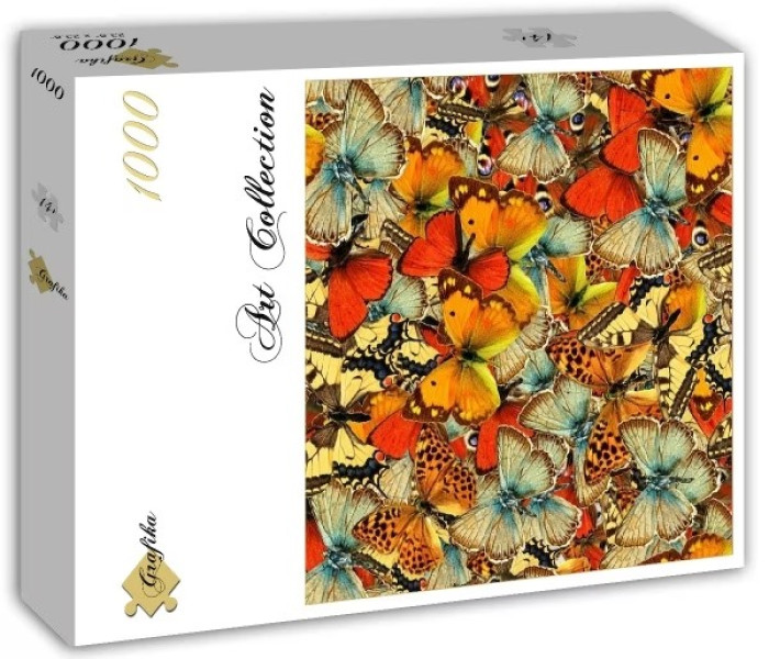 Puzzle - Grafika - Stado motyli