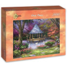 Puzzle - Grafika - Jezioro Łabędzie