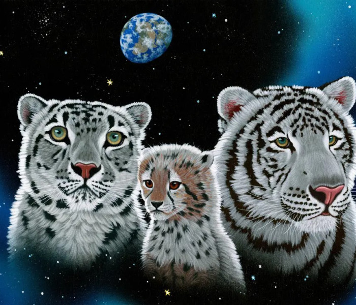 Puzzle - Grafika - Delikatna rodzina