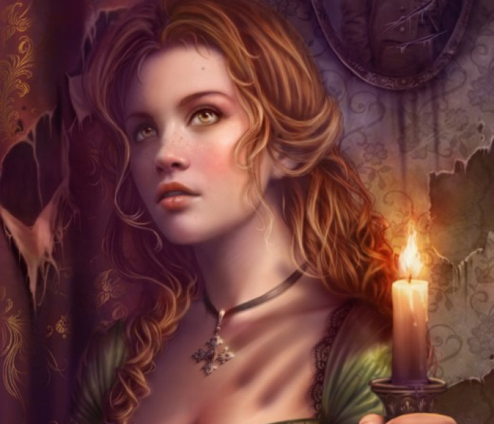 Puzzle - Grafika - Przy świecach