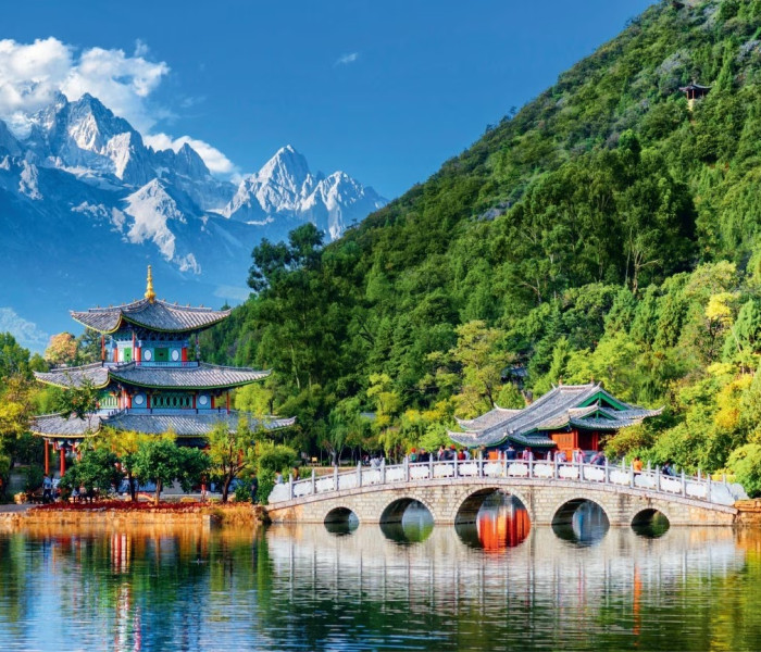 Puzzle - Grafika - Jade Dragon Snow Mountain