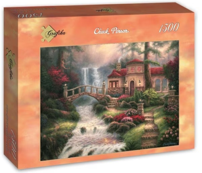 Puzzle - Grafika - Wodospady na rzece Sierra