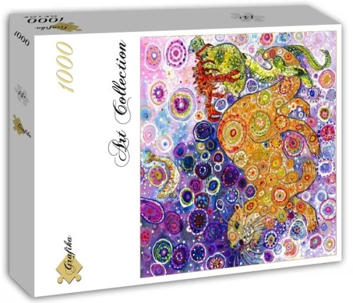 Puzzle - Grafika - Połów wydry