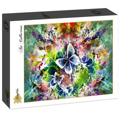 Wiosenne kwiaty i motyle