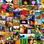 Puzzle - Grafika - Kolaż - Zen