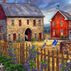 Puzzle - Grafika - Śpiew ptaków