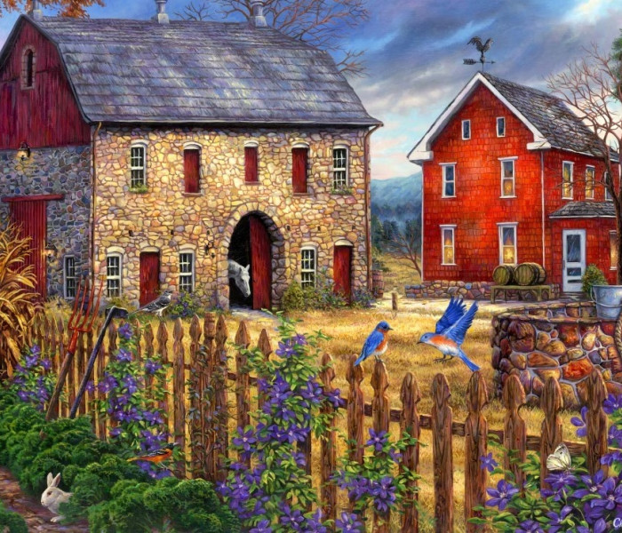 Puzzle - Grafika - Śpiew ptaków