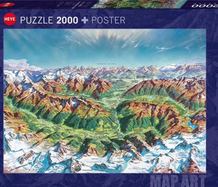 Puzzle - Heye - Panorama alpejska