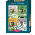 Puzzle - Heye - Cztery pory roku