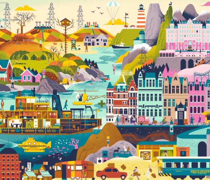 Puzzle - Heye - Filmy Wesa Andersona