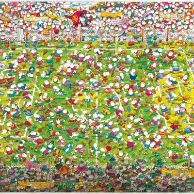 Szalony futbol - Triangular puzzle