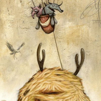 Czerwony balonik - Puzzle Panoramiczne 