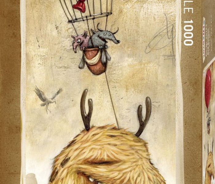 Puzzle - Heye - Czerwony balonik - Puzzle Panoramiczne