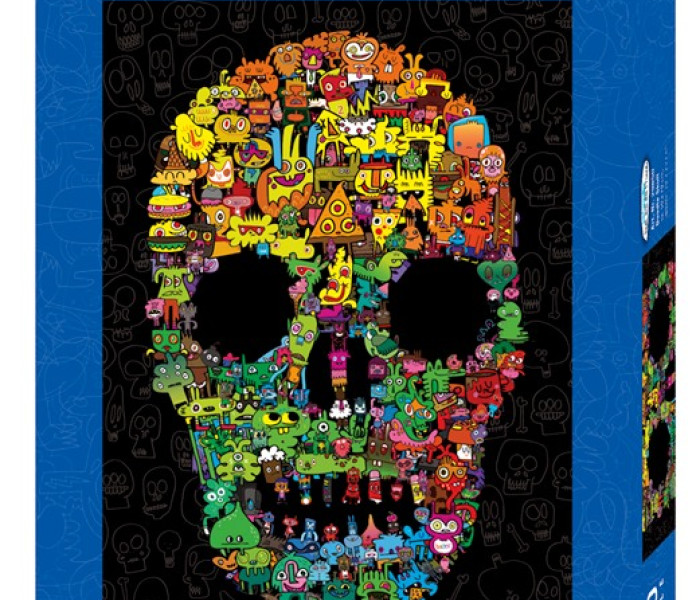 Puzzle - Heye - Doodle - Czaszka
