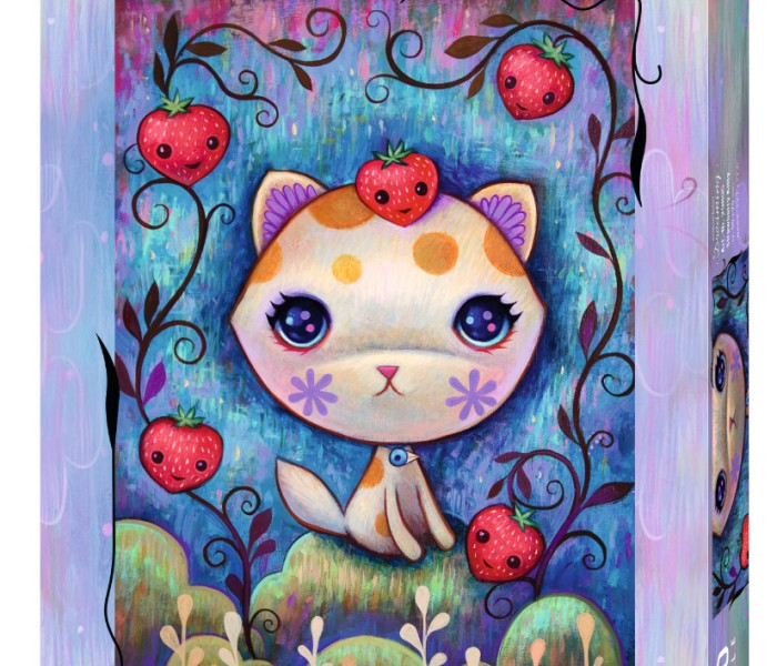 Puzzle - Heye - Truskawkowy kotek