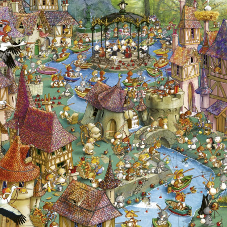 Miasto królików - Triangular puzzle