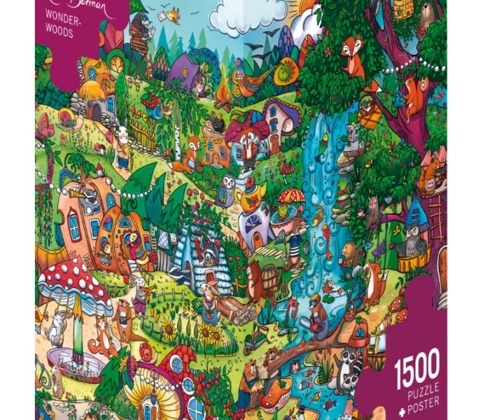 Puzzle - Heye - Magiczny las - Triangular puzzle