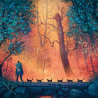 Puzzle - Heye - Marsz przez las