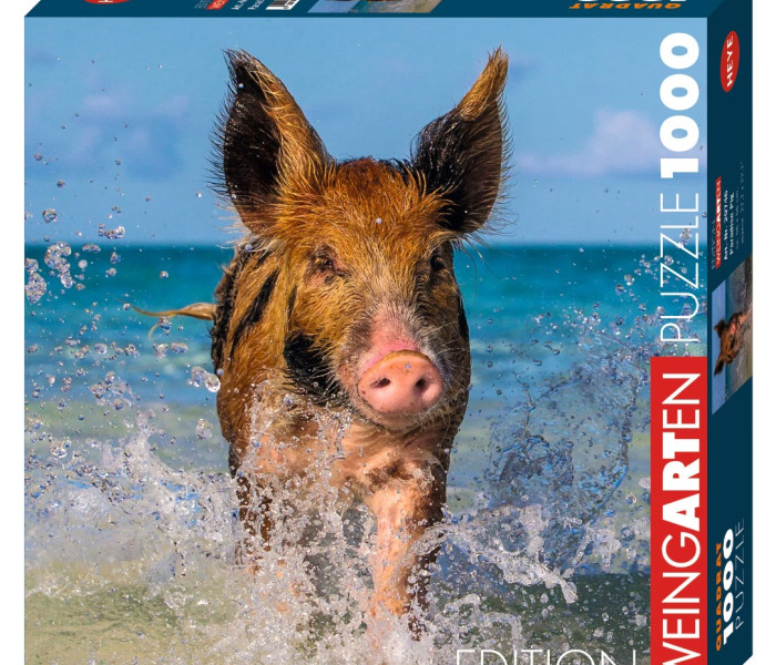 Puzzle - Heye - Prosiątko na plaży