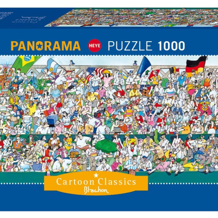 Fani sportu - Puzzle Panoramiczne 