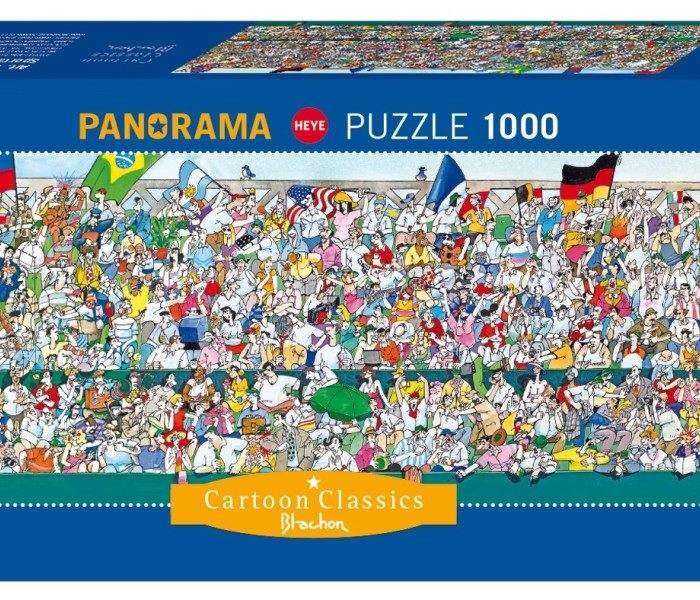 Puzzle - Heye - Fani sportu - Puzzle Panoramiczne