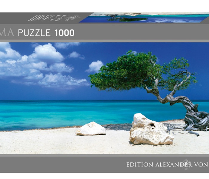 Puzzle - Heye - Drzewo na plaży - Puzzle Panoramiczne