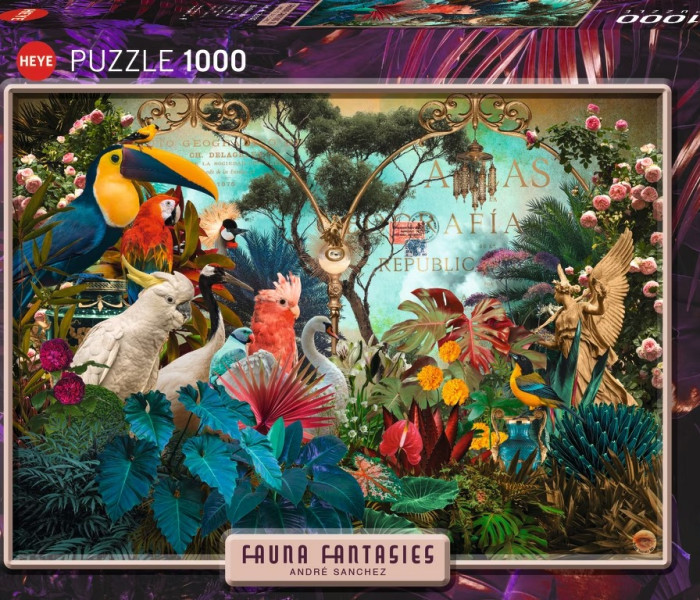 Puzzle - Heye - Różnorodność ptaków