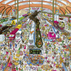 Puzzle - Heye - Stacja kolejowa  - Triangular puzzle