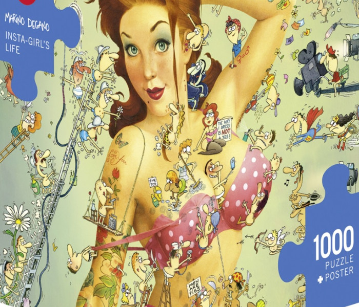 Puzzle - Heye - Życie dziewczyn na Instagramie - Triangular puzzle