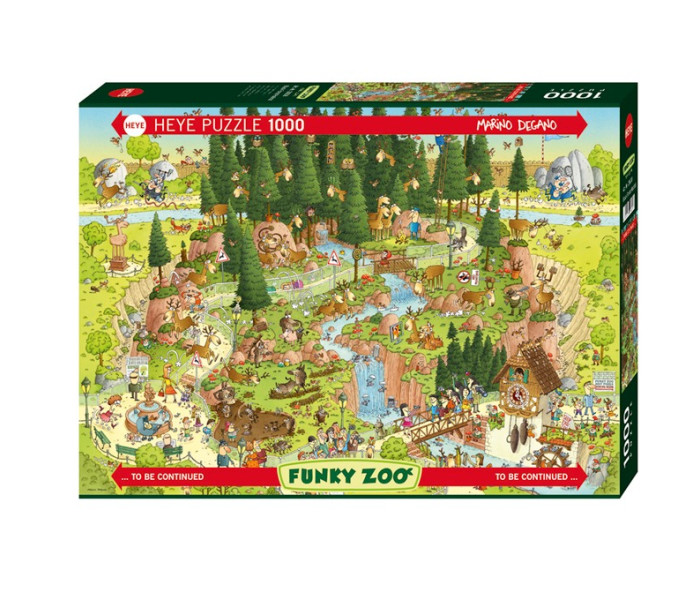 Puzzle - Heye - ZOO - Czarny las