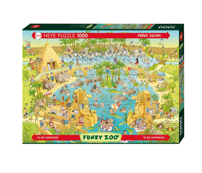 Puzzle - Heye - Zoo - ekspozycja o Nilu