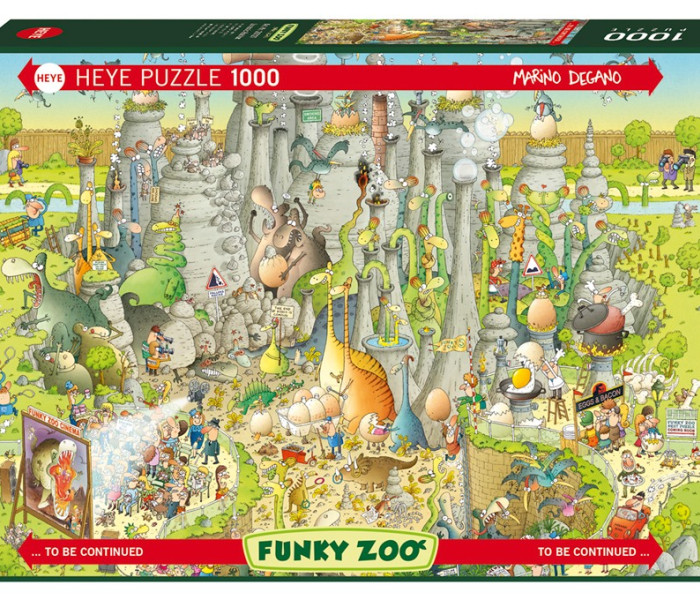 Puzzle - Heye - Zoo - Wystawa jurajska