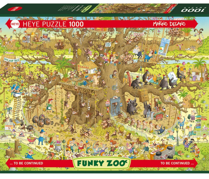 Puzzle - Heye - Zoo - Małpa