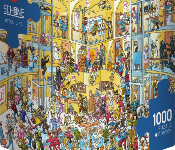 Puzzle - Heye - Życie hotelowe - Triangular puzzle