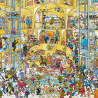 Puzzle - Heye - Życie hotelowe - Triangular puzzle