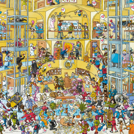 Życie hotelowe - Triangular puzzle