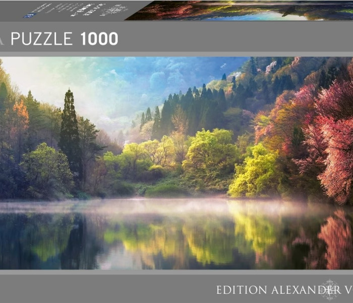 Puzzle - Heye - Jezioro Seryangji - Puzzle Panoramiczne
