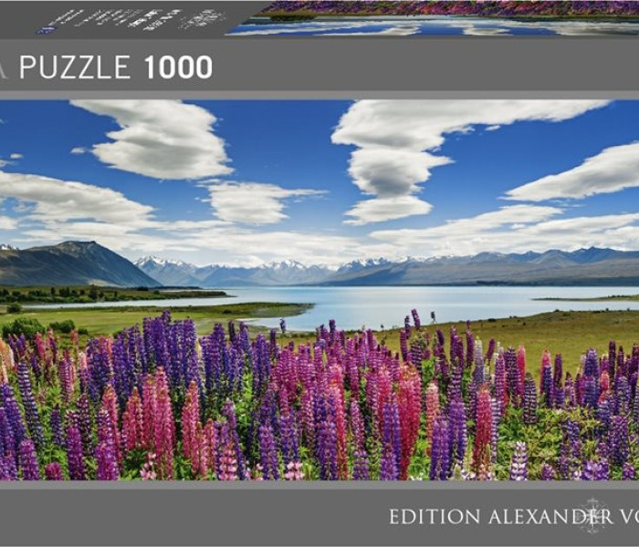 Puzzle - Heye - Jezioro Tekapo, Nowa Zelandia - Puzzle Panoramiczne