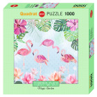 Puzzle - Heye - Flamingi i lilie wodne