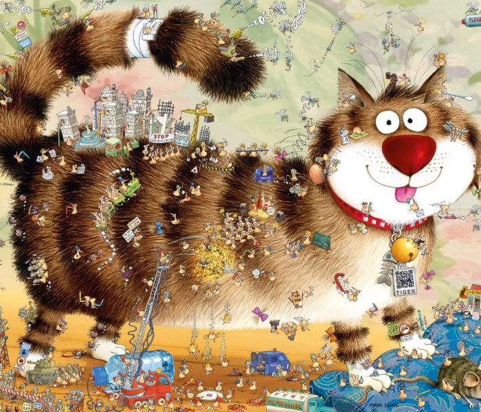 Puzzle - Heye - Przyjrzyj się uważnie… kotu