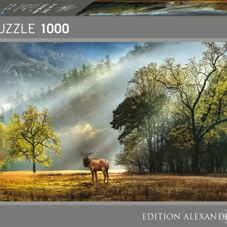 Poranne powitanie - Puzzle Panoramiczne 