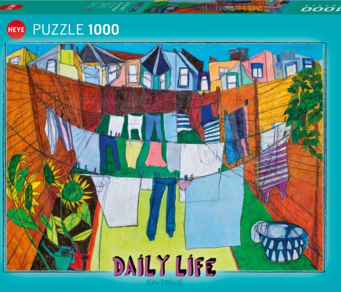 Puzzle - Heye - Na podwórku