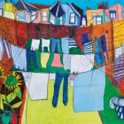 Puzzle - Heye - Na podwórku