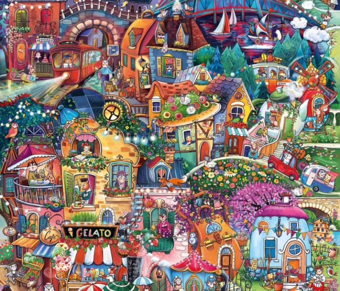 Puzzle - Heye - Poranek w Radostowicach