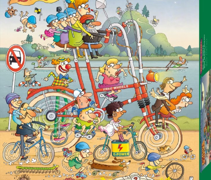 Puzzle - Heye - Wybierz się w podróż z… Marinem Deganem