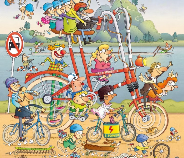 Puzzle - Heye - Wybierz się w podróż z… Marinem Deganem