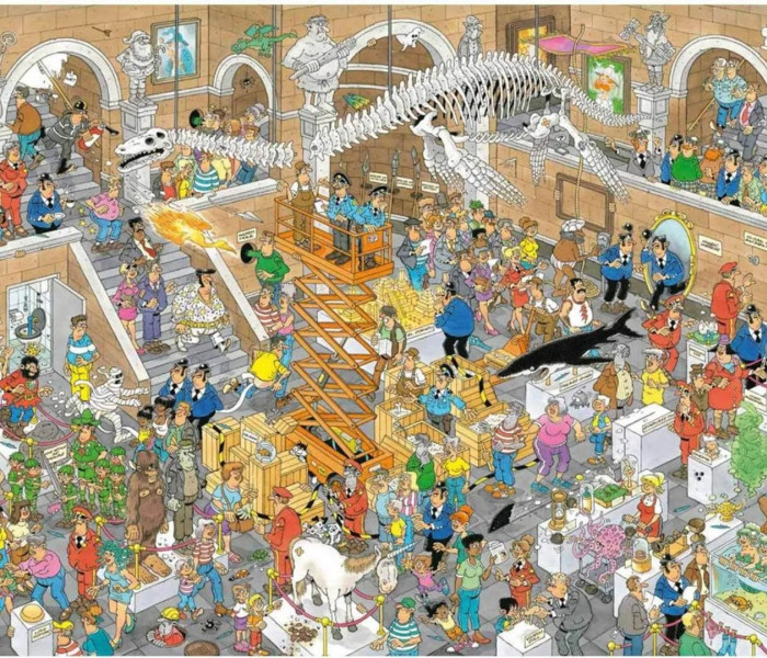 Puzzle - Jumbo - Wystawa osobliwości