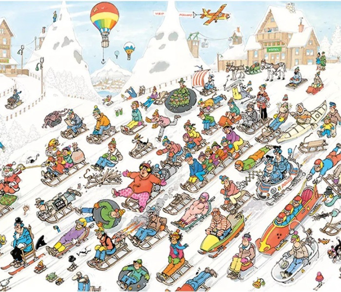 Puzzle - Jumbo - Wszystko idzie w dół