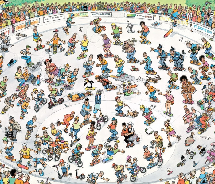 Puzzle - Jumbo - Jazda na deskorolce